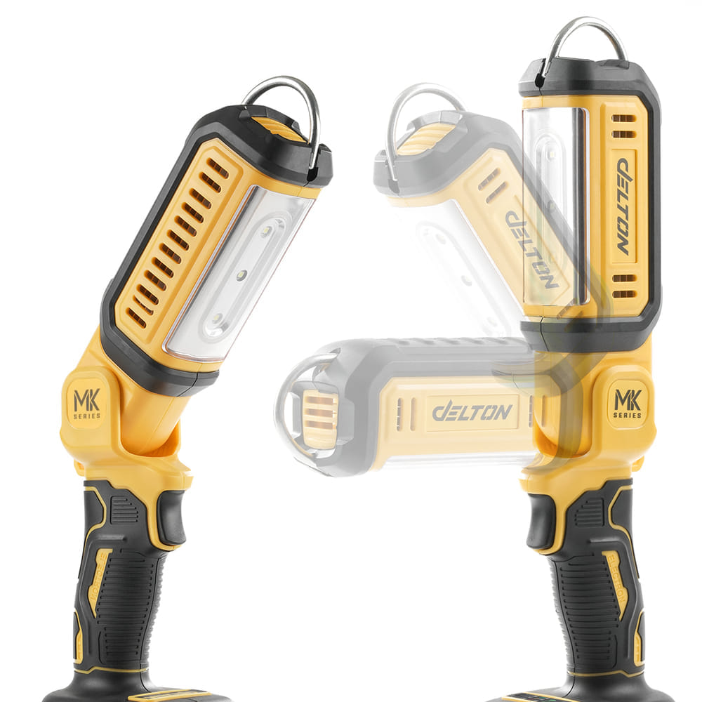 ไฟฉาย LED ไร้สาย (พร้อมแบตเตอรี่) DELTON รุ่น MKT-55FL ULTRAFLEX 20V 4AH